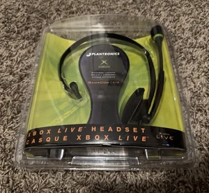 Xbox Live Headset (Plantronics) Original Xbox- with Communicator GameCom X10C - Picture 1 of 2