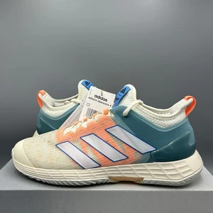 Adidas Adizero Ubersonic 4 Off White Orange Tennis Court Shoes UK 8 EU 42 US 8.5 - Picture 1 of 9