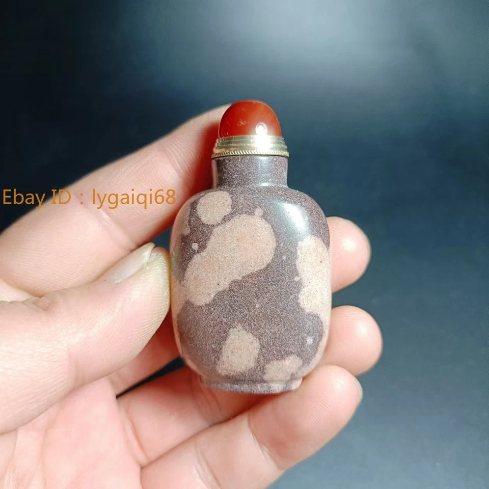 B18 Strange stone Snuff Bottle, natural, purely handmade - Image 1 of 4