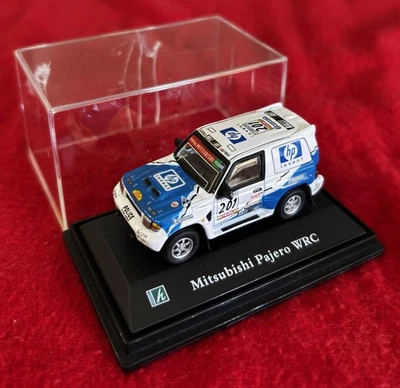 Modellino "Hongwell" auto Mitsubishi Pajero WRC, scala 1:43, ivrea sponsor. - Immagine 1 di 2