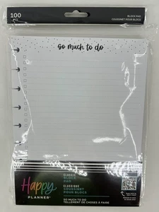 The Happy Planner Classic So Much To Do Blockblock 100 Blatt - Bild 1 von 2