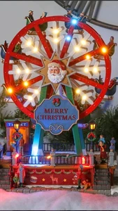 Carole Towne Collection Christmas Village Ferris Wheel 1 - Picture 1 of 5