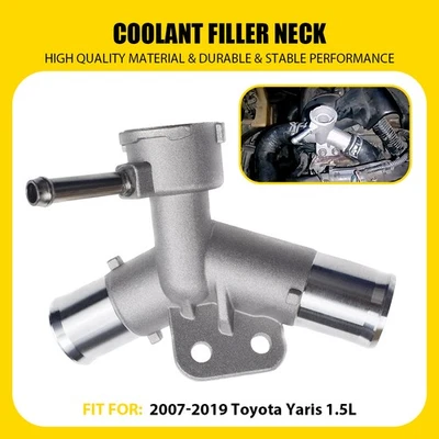 Cuello de llenado de refrigerante de motor de aluminio para automóvil Toyota Yaris 2007-2019 1,5 L 902-680 Foto 1 de 4
