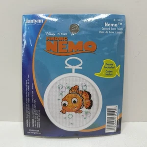 Janlynn 1134-29 Disney Finding Nemo Counted Cross Ornament Kit 2.5" New - Sealed - Picture 1 of 5