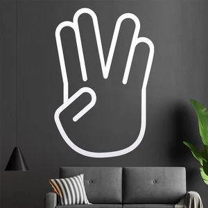 vulkanischer Gruß Wandtattoo Wohnzimmer Wandaufkleber 1186 - Bild 1 von 12