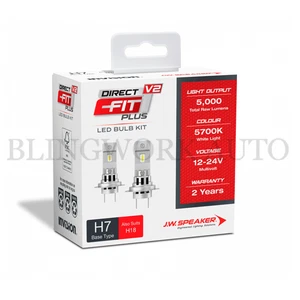 JW Speaker H7 5700K DIRECT FIT PLUS LED Conversion Kit for Hyundai i30 GD PD FD - Picture 1 of 9