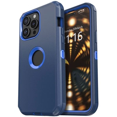 Funda de teléfono resistente a prueba de golpes para iPhone 17 Air 16 15 Pro Max 14 13 12 11 SE2 Foto 1 de 4