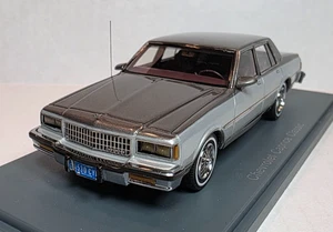Neo Scale Models 1:43 1985 Chevrolet Caprice Classic Medium Gray Met/Silver Met - Picture 1 of 5