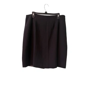 Lane Bryant Größe 18 schwarz figurschmeichelnder Ponte Bleistiftrock Reißverschluss und Knopf - Bild 1 von 3