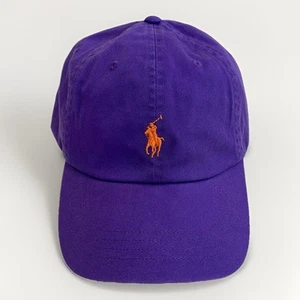 Polo Ralph Lauren Hombre Gorra Clásica Deportiva Sombrero Púrpura Talla Única Algodón Logo Nuevo - Imagen 1 de 7