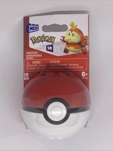 MEGA Construx Pokemon Pokeball Evergreen Set Fuecoco Chochodile Krokel 19pcs - Picture 1 of 6