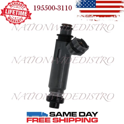 1x OEM Denso Fuel Injector for 1999-2003 Mazda Protege 1.6L I4 195500-3110 - Image 1 of 4