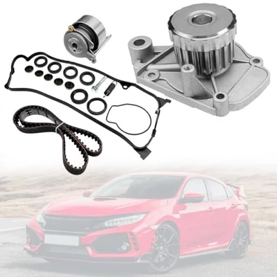 Timing Belt Kit w/ Water Pump Compatible with 2001-2005 Honda Civic TCK312 - Image 1 of 4