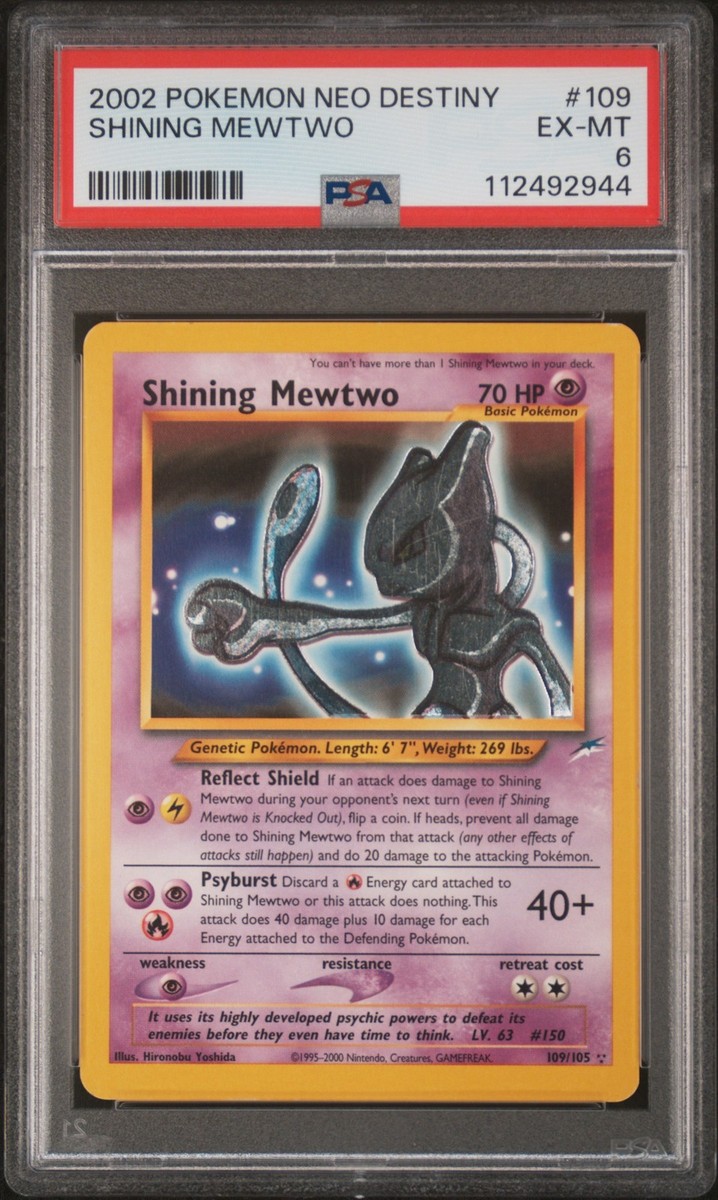 Mewtwo Pokémon TCG Professional Sports Authenticator (PSA Mewtwo Pokémon TCG Professional Sports Authenticator (PSA