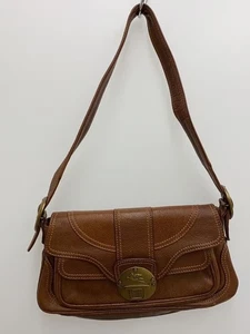 Bolso Baguette de Cuero ETRO Bolso de Hombro Marrón Vintage Usado con Bolsa para el Polvo - Imagen 1 de 8