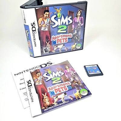 The Sims 2: Apartment Pets Nintendo DS Game, Manual & Case *READ* - Image 1 of 4