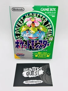 Game boy Pokémon Vert florizarre Venusaur version japonaise NTSC-j Nintendo. - Imagen 1 de 10