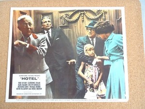 Original Lobby Card 10 x 8 Hotel - Rod Taylor Catherine Spaak Karl Malden B