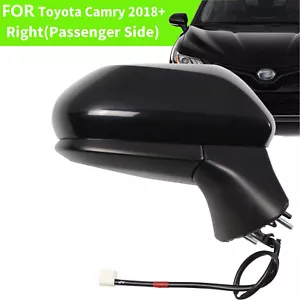 Espejo retrovisor lateral de pasajero para Toyota Camry 2018-2024 solo función ajustable eléctrica - Imagen 1 de 6