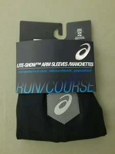 New Asics Lite-Show Reflective Multi Weather Arm Sleeves.  Size L/XL - Picture 1 of 2