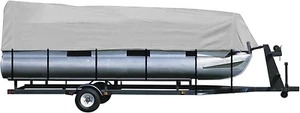 Icover Trailerable Pontoon Boat Cover, Fits 17 to 28Ft Long & Beam Width up to 1 - Picture 1 of 7
