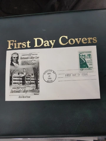 1969 FDC Daniel Webster Dartmouth College 6 Cent Stamp Fleetwood Cover