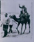 1965 Communist China Marshal Chen Yi Rides Camel In Pakistan Wire Photo