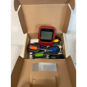 Termómetro de cocina inteligente InteliTopia inalámbrico Bluetooth 6 sondas barbacoa horno parrilla - Imagen 1 de 9