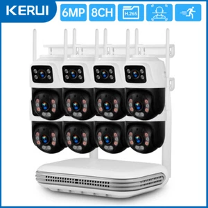 KERUI 8CH NVR 6MP Wireless Security Camera System WiFi Outdoor IP 2 Way Audio - Picture 1 of 27