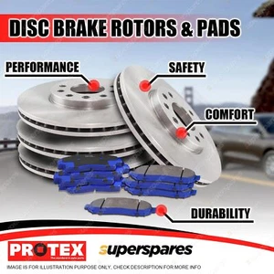 Front + Rear Disc Brake Rotors Brake Pads for Subaru Forester SF Impreza RS - Picture 1 of 2