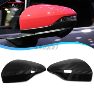 100% Carbon Fiber Exterior Rear Side Mirror Cap  For Subaru WRX S4 STI 2022 2023 - Picture 1 of 9