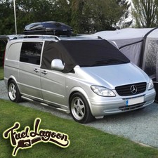 Deluxe Mercedes Benz Vito 639 Front Window Screen Cover Black Out Blind Frost