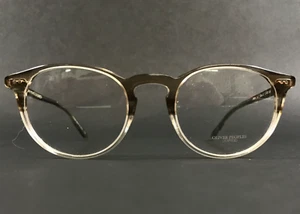 Oliver Peoples Eyeglasses Frames OV5004 1647 Riley R Transparent Brown 47-20-145 - Picture 1 of 11