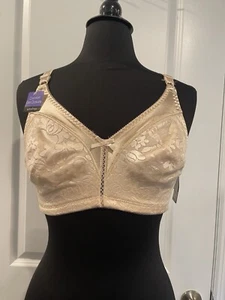 Bali Classic Support Bra Wire Free Spa Closure Soft Comfort Nude Size 36 C - Picture 1 of 6