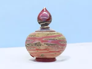 Richard Clements Art Glass Perfume Bottle, Art Glass - Picture 1 of 6