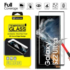 Protector de pantalla de vidrio templado de cobertura completa para Samsung Galaxy S22/S22+S22Ultra - Imagen 1 de 11