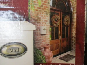 Lockable Security White Mailbox 12.5" H X 9.5"W X 4" D ..Solar Group Designer - Picture 1 of 8