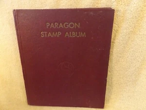 PARAGON STAMP ALBUM No. 2030 dated 1931 hardcover measures 9" by 11" - Picture 1 of 11