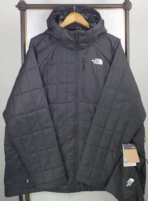 THE NORTH FACE NUEVO $230 Talla 3XL Hombres Chaqueta con Capucha Aislada Negra Acolchada XXXL Foto 1 de 4