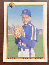 David Cone New York Mets 1990 Bowman Baseball Card 125