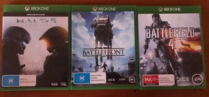 Xbox One Game Bundle: Halo 5: Guardians, Star Wars Battlefront, Battlefield 4 - Picture 1 of 5