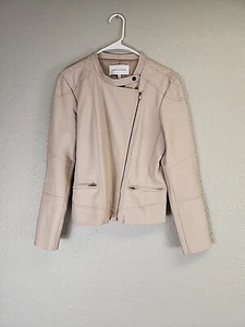 Chaqueta de cuero sintético para cupcakes y cachemir chaqueta tostada talla M - Imagen 1 de 9