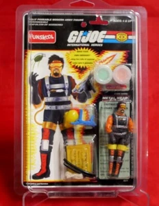 GI Joe International Heroes Action Figure FUNSKOOL METAL HEAD MOC India w Case - Picture 1 of 2