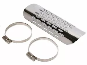 Protector de tubo de escape cromado para motocicleta para Harley - Imagen 1 de 3