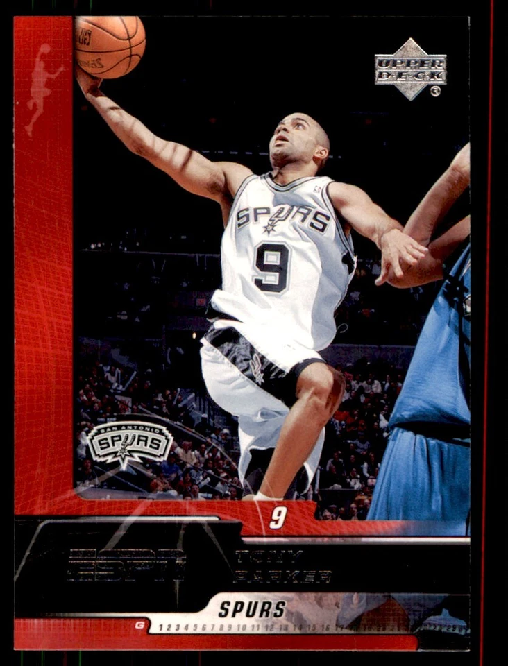 2004-05 Upper Deck Hardcourt Tony Parker San Antonio Spurs #78 - Image 1 of 2