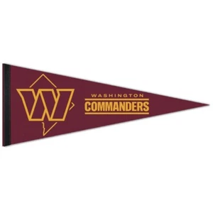 WASHINGTON COMMANDERS STATE ROLL UP FELT PREMIUM PENNANT 12"x30" NEW WINCRAFT - Picture 1 of 1