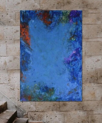 64”X44” Mark Little Original canvas painting Acrylic,Abstract, Modern,X Large - Image 1 of 4