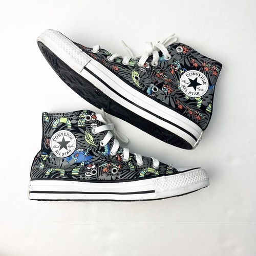 Converse All Stars Chuck Taylor High Top Youth taglia 4 piante insetti vermi