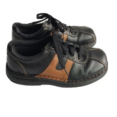 Sapato infantil juvenil Skechers couro envernizado preto e bronzeado tamanho 3 - Imagem 1 de 4