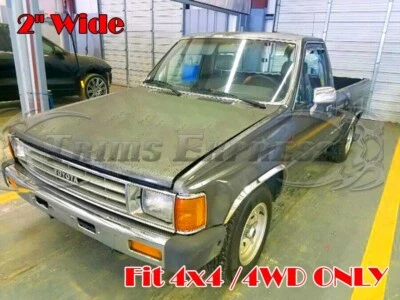 Para: camioneta Toyota 1984-1988 4x4 guardabarros de acero inoxidable acampanado 4 piezas 2" Foto 1 de 4
